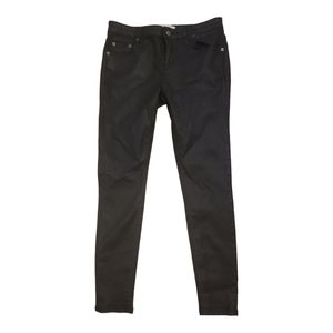 Zara Coated Denim jeans sz 4